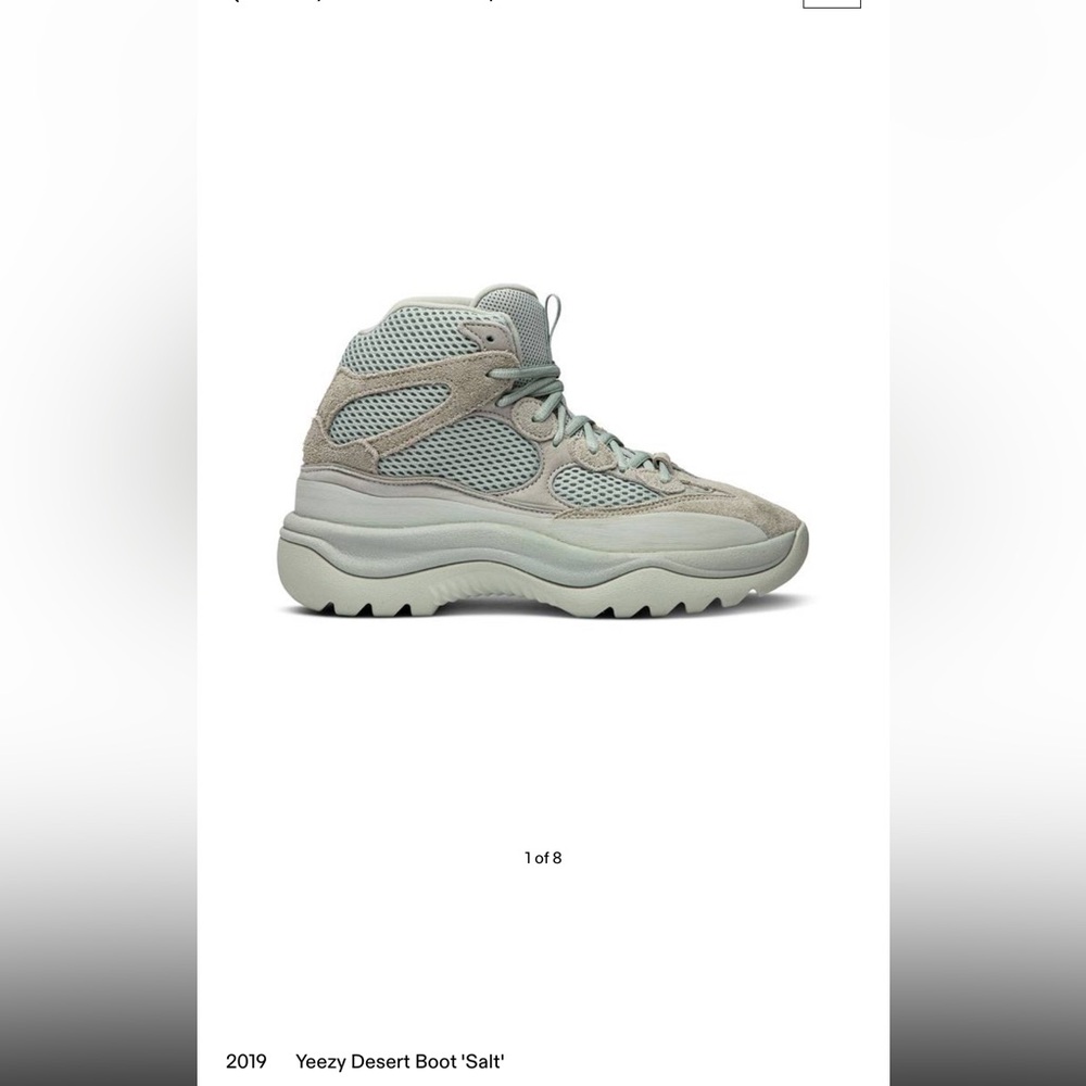 BRAND NEW Yeezy Desert Boot ‘Salt’ Men’s size 7.5